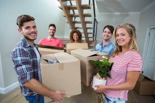Local removals team handling a move in Harrow
