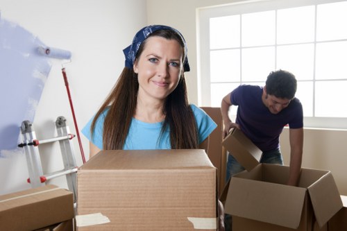 Moving van and packing supplies for Harrow removals