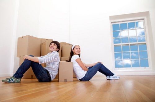 A local team handling a business relocation in Harrow