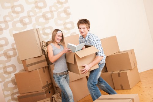 Local moving team handling access challenges in Harrow