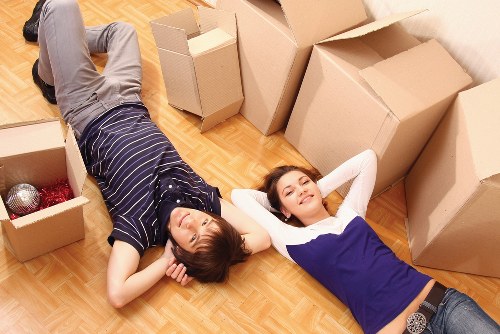 Staff monitoring risk signs in a moving company in Harrow
