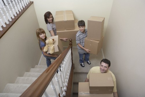 Office and business items loaded for man and van removals in Harrow